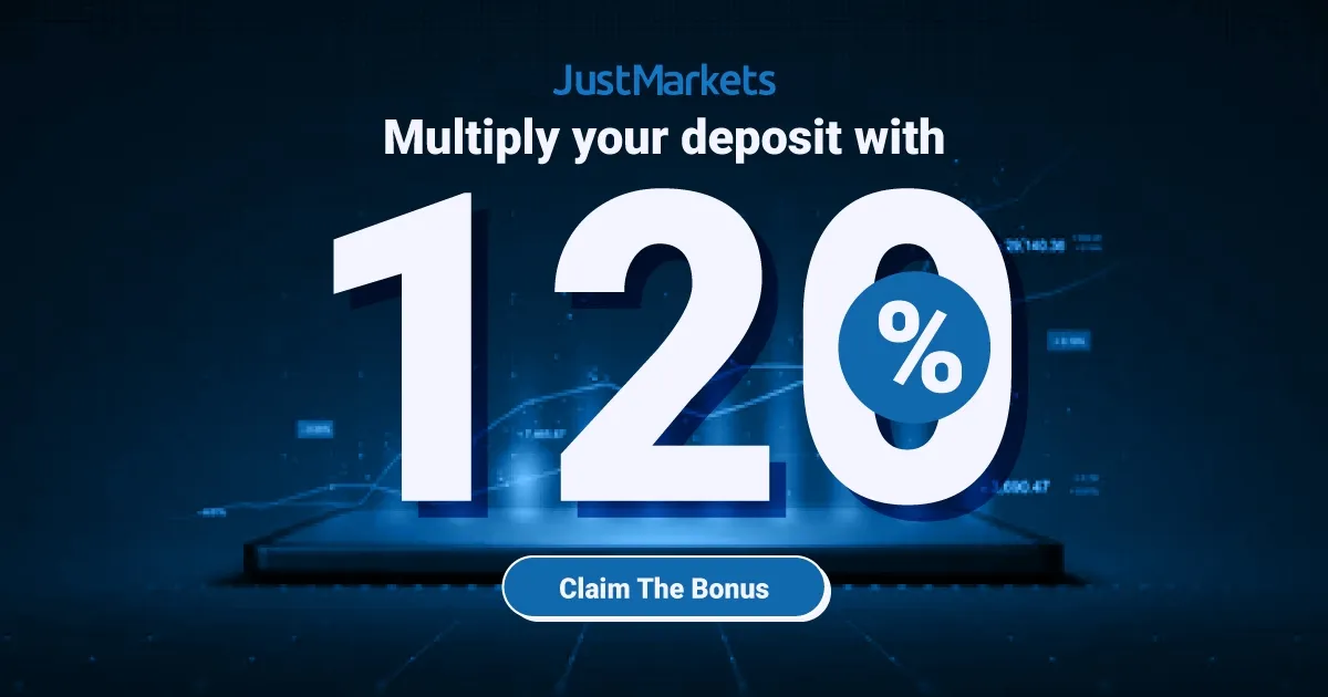 120% Forex Deposit Bonus - JustMarkets